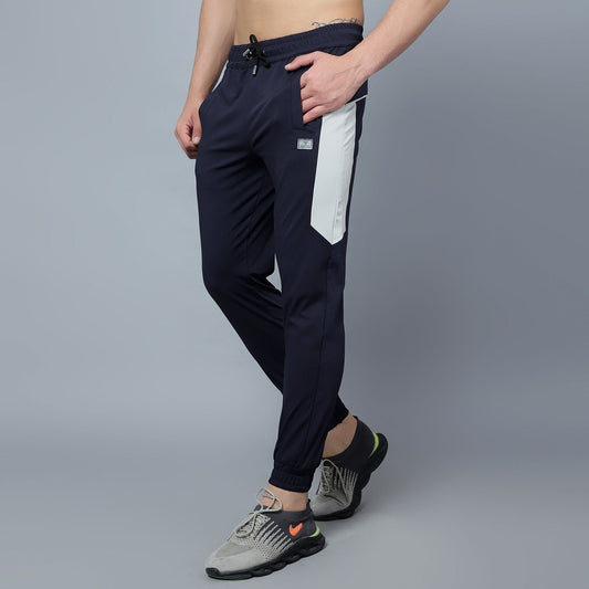 Colourblock jogger with drawstring Blue Mentoos
