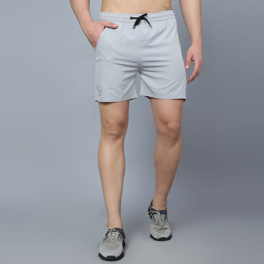 Slim fit shorts with slip pockets Grey Mentoos