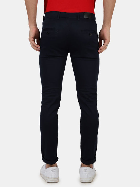 Slim fit flat front chinos Grey