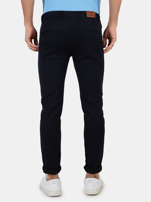 Slim fit flat front chinos Brown