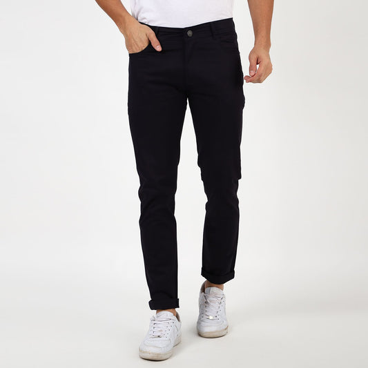 Slim fit flat front trouser Olive