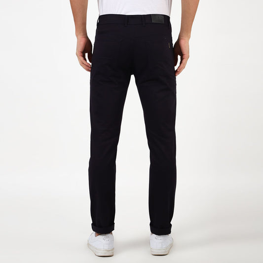 Slim fit flat front trouser Olive