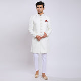 Awadhshree Indo Western White