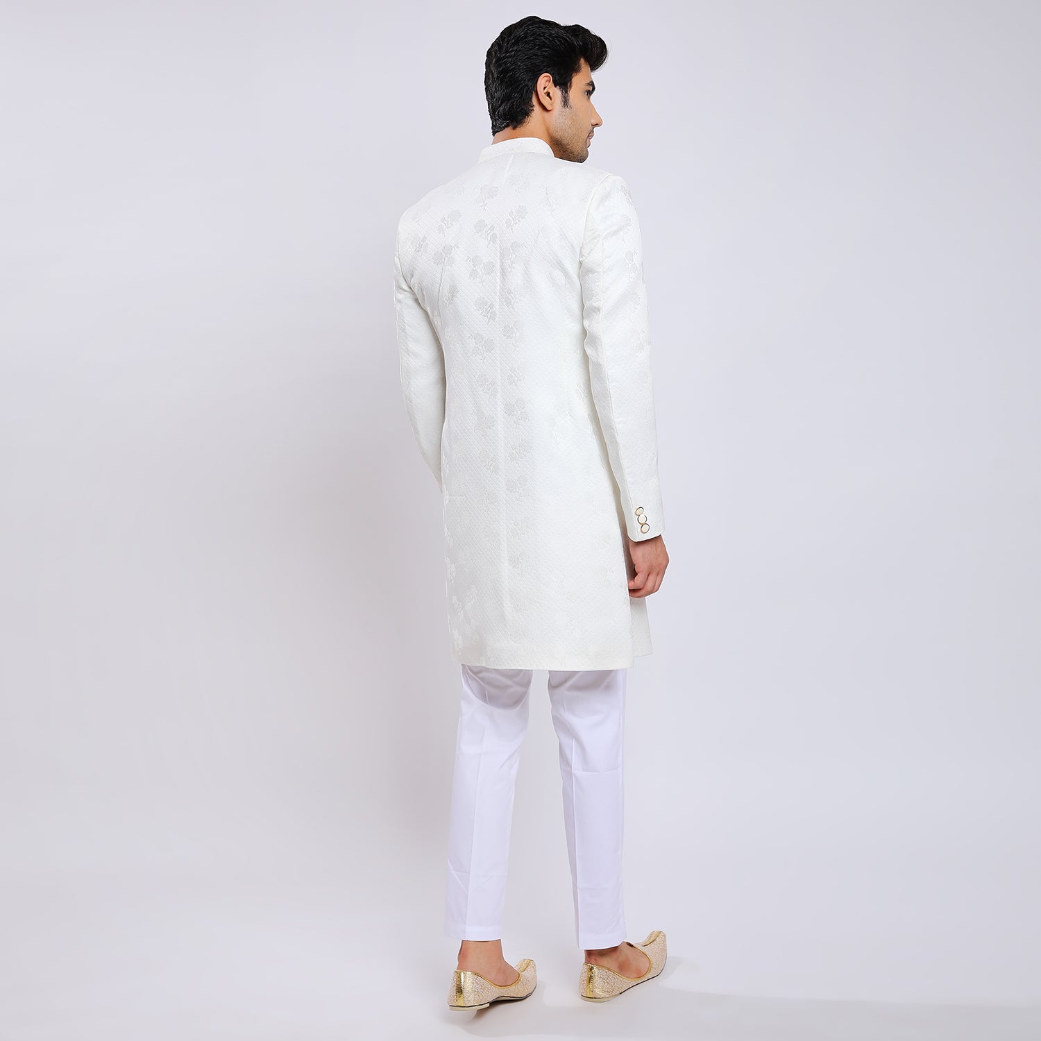 Awadhshree Indo Western White