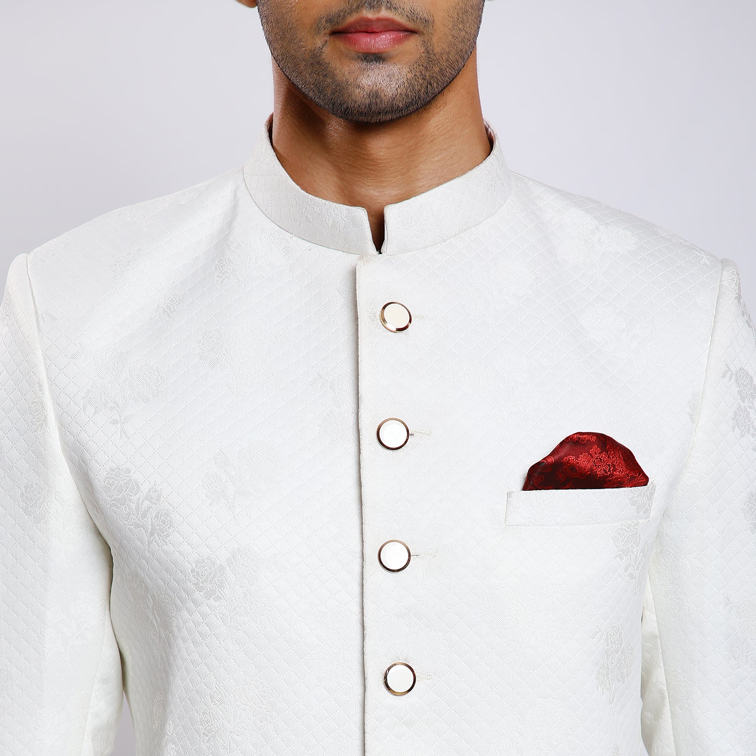 Awadhshree Indo Western White