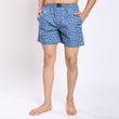 Mentoos Cotton Blue Printed Boxer for Men.