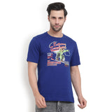 Men's Stylish & Comfy Printed T-Shirt - Blue