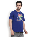 Men's Stylish & Comfy Printed T-Shirt - Blue