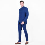 Awadhshree Royal Blue Jodhpuri Bandgala Suit.