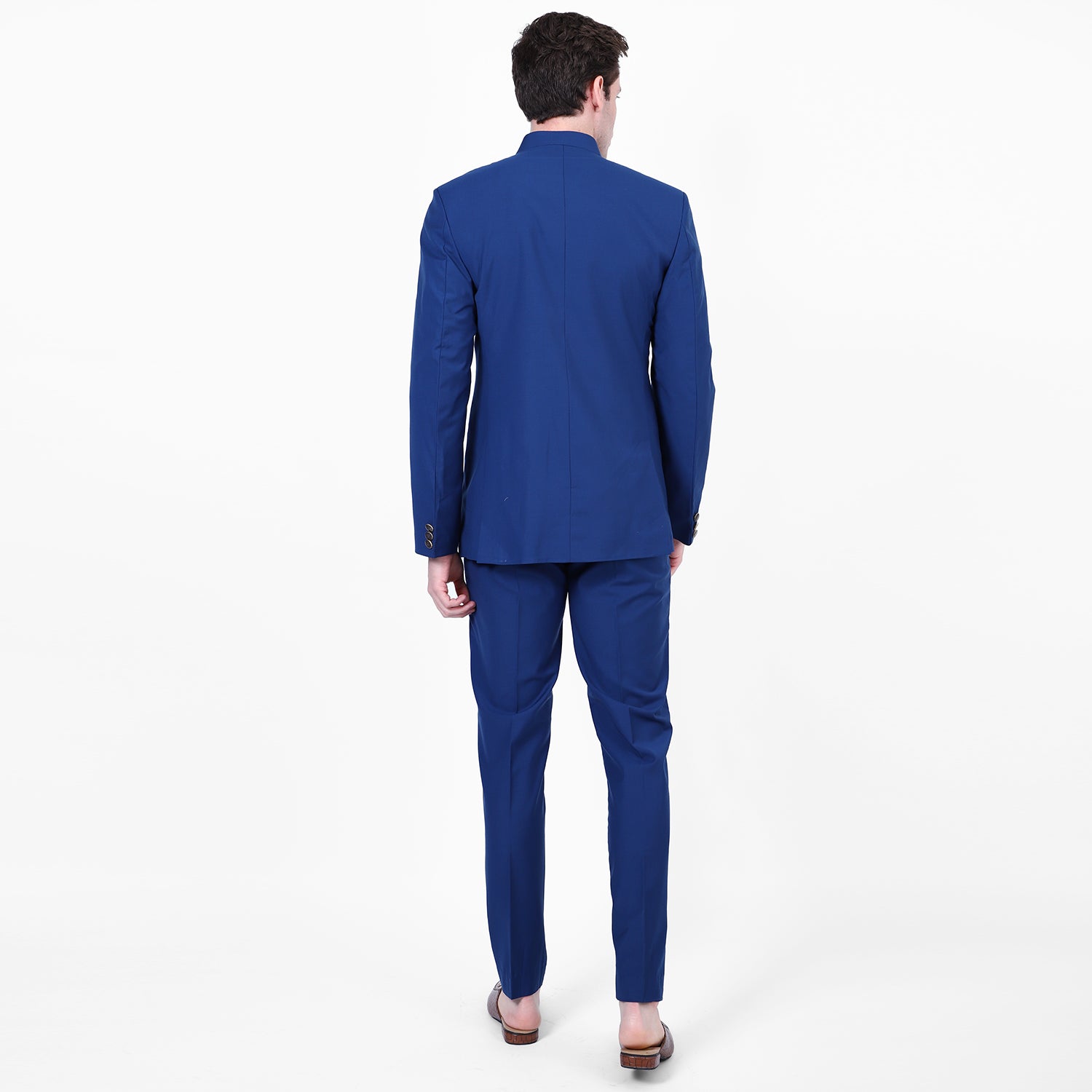 Awadhshree Royal Blue Jodhpuri Bandgala Suit.