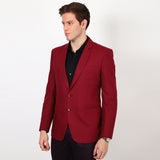 Mentoos Solid Single Breasted Casual Blazer