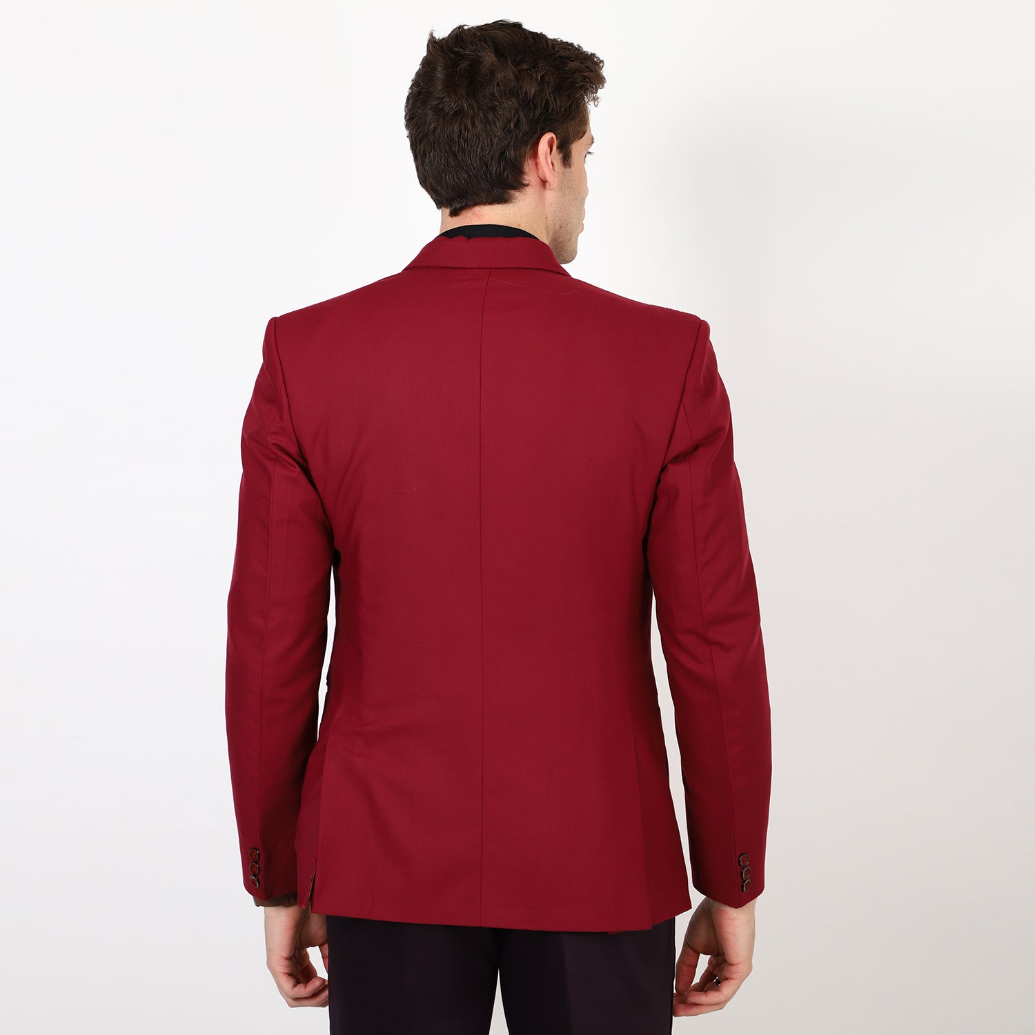 Mentoos Solid Single Breasted Casual Blazer