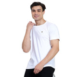 Mentoos Men's Cotton Solid Round Neck Half Sleeves T-shirt