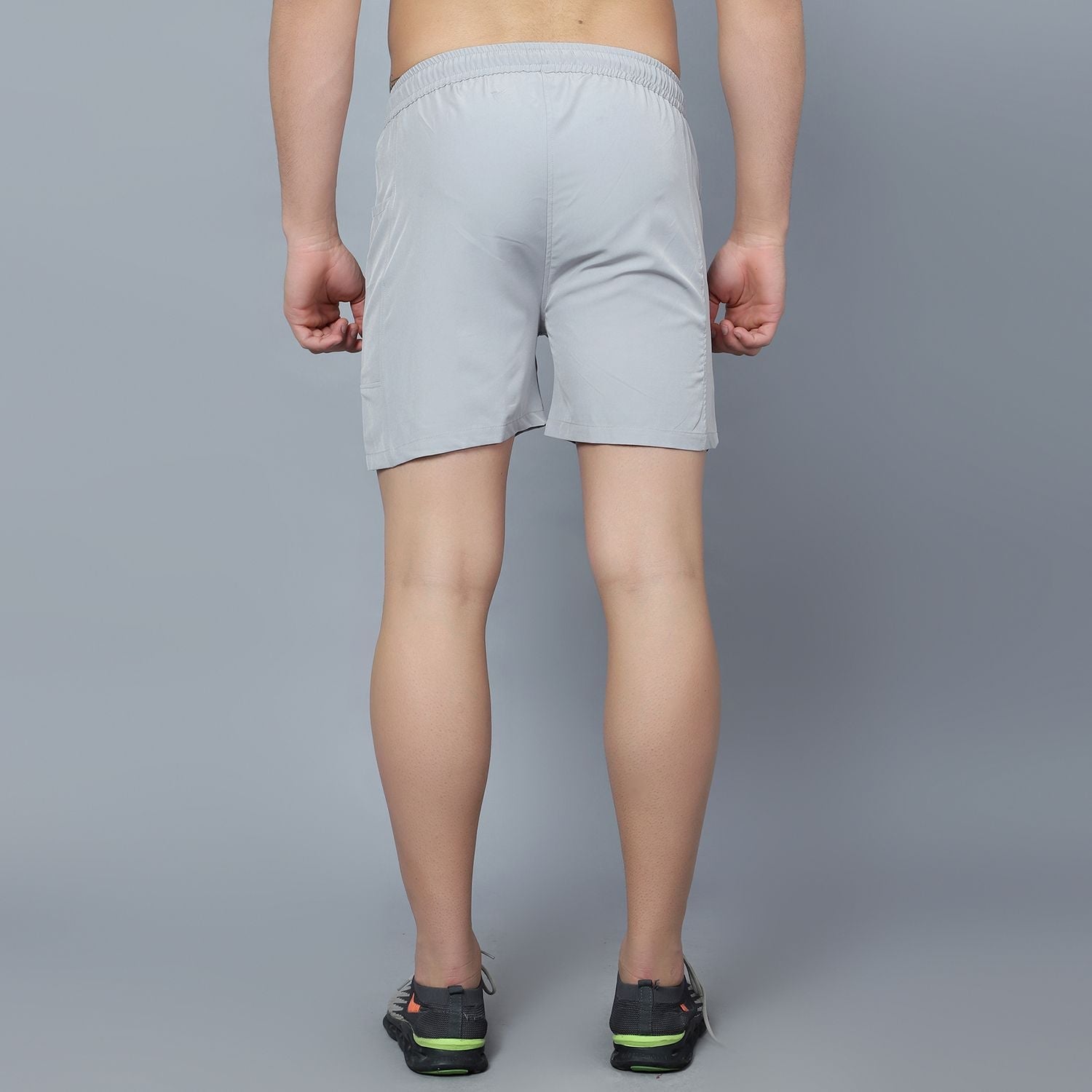 Slim fit shorts with slip pockets Grey Mentoos