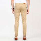 Slim fit flat front trouser_Beige