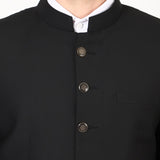 Jodhpuri Bandgala Suit Black