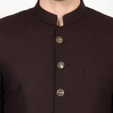Jodhpuri Bandgala Suit Brown