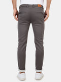 Slim fit flat front chinos_Grey